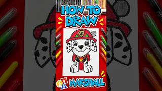 Let’s Draw Marshall! 🐾 PAW Patrol: The Dino Movie