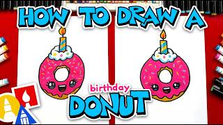 How To Draw Dottie The Birthday Donut