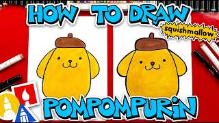 How To Draw Pompompurin Squishmallows