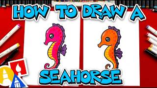 How To Draw A Cute Baby Seahorse