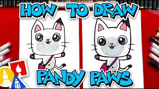 How To Draw Pandy Paws From Gabby's Dollhouse