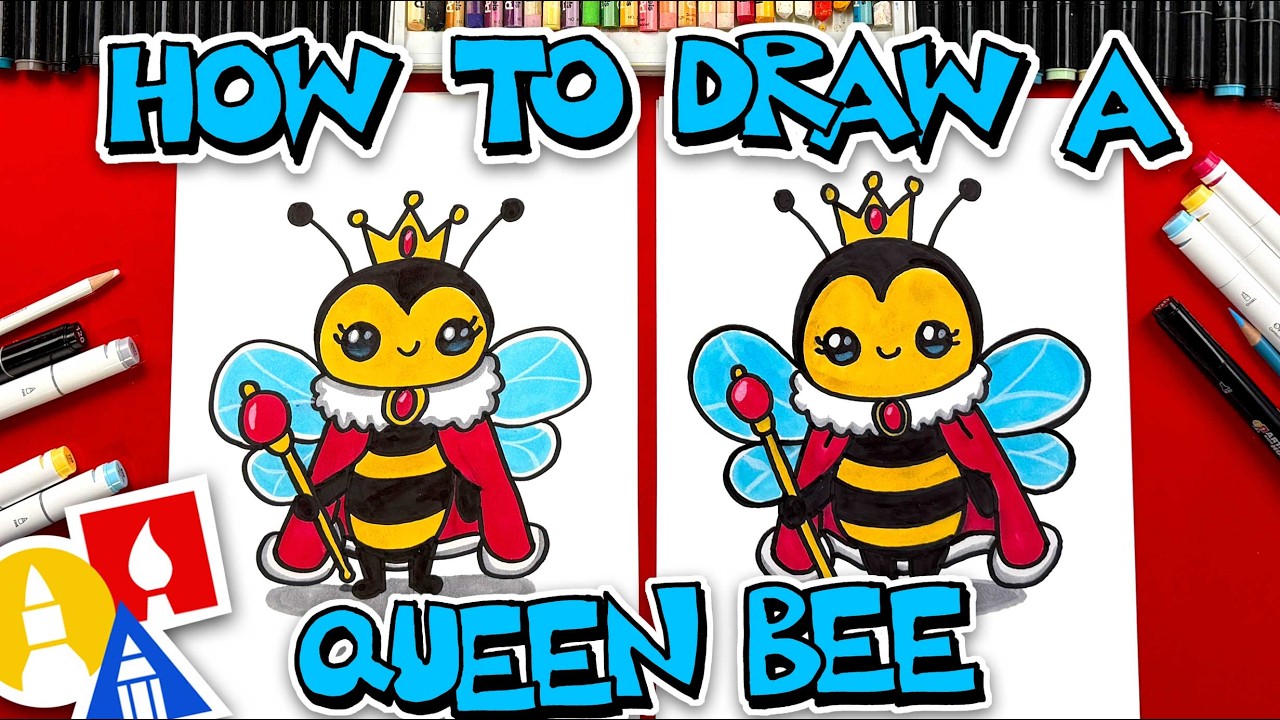 How To Draw A Queen Bee
