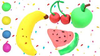 DIY- How To Make Play Doh Fruits 🍎 🍒🍇 | Clay Art For Kids | HooplaKidz How To