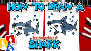 How To Draw A Cute Hammerhead Shark