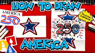 How To Draw A Star Folding Surprise For America 250 Years!