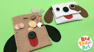 Easy Felt Dog Purse
