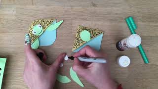 Turtle Corner Bookmark Easy