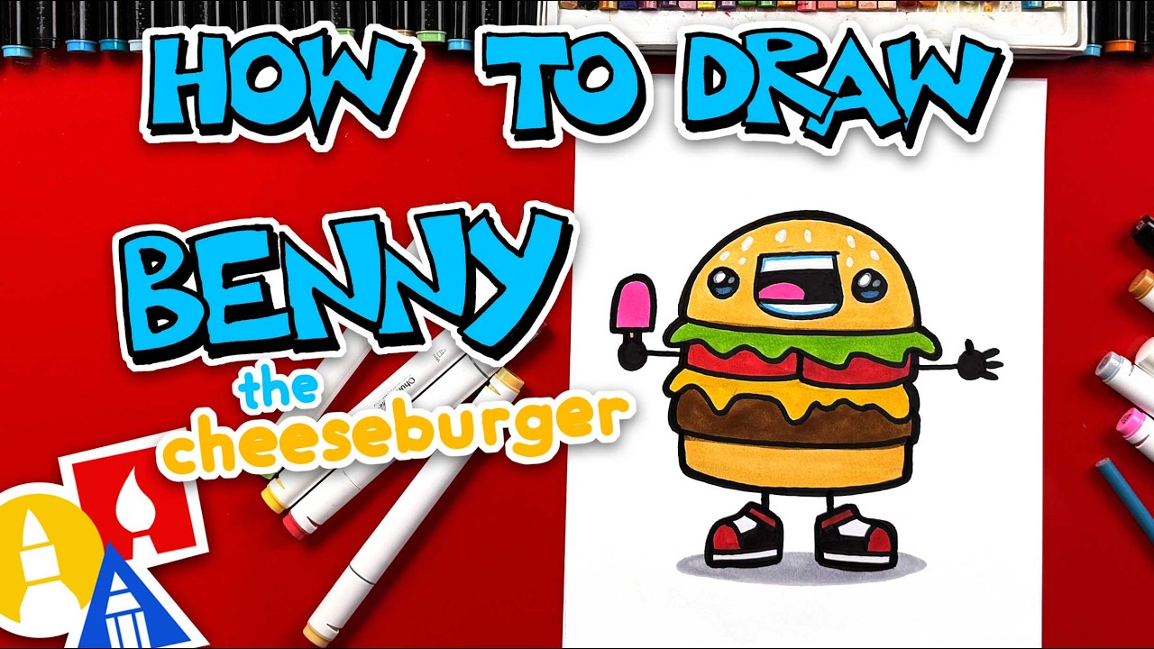 How To Draw Benny The Cheeseburger