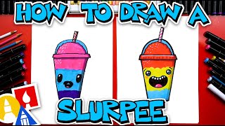 How To Draw a Slurpee - Fun Food Drawing Tutorial for Kids