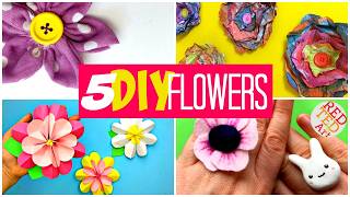 5 Flower Craft Ideas