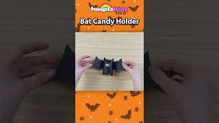 DIY- Bat Candy Holder 🦇🎃 | Craft Ideas For Kids | HooplaKidz How To #shorts