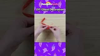 DIY: Spooky Ghost Using A Jar & A Ball 👻 #shorts #halloween #halloweencrafts