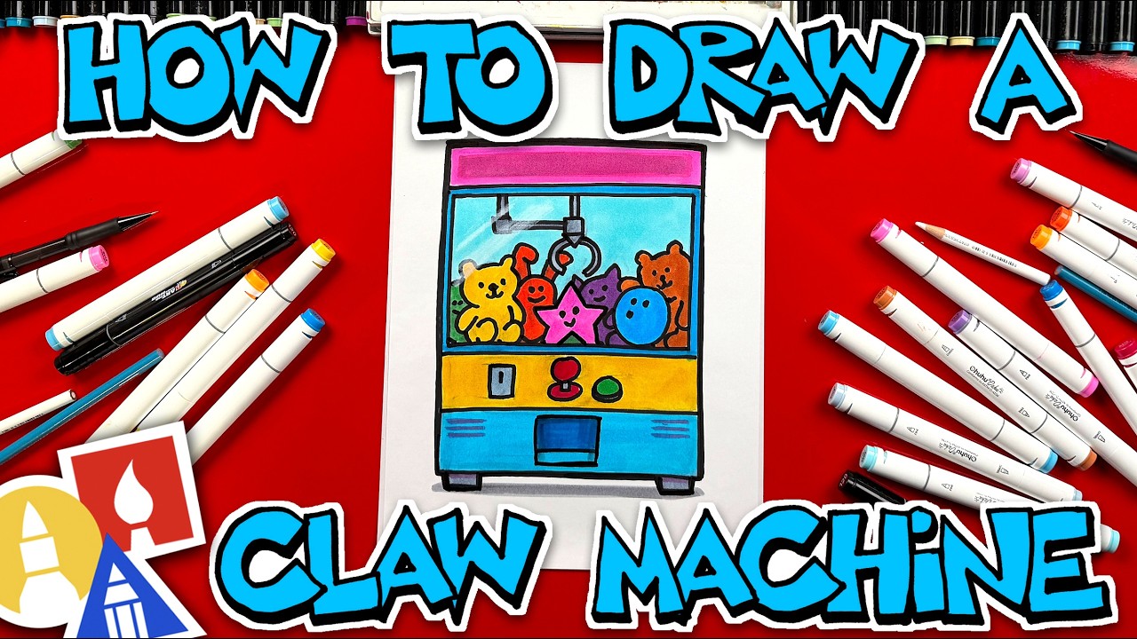 How To Draw A Claw Machine