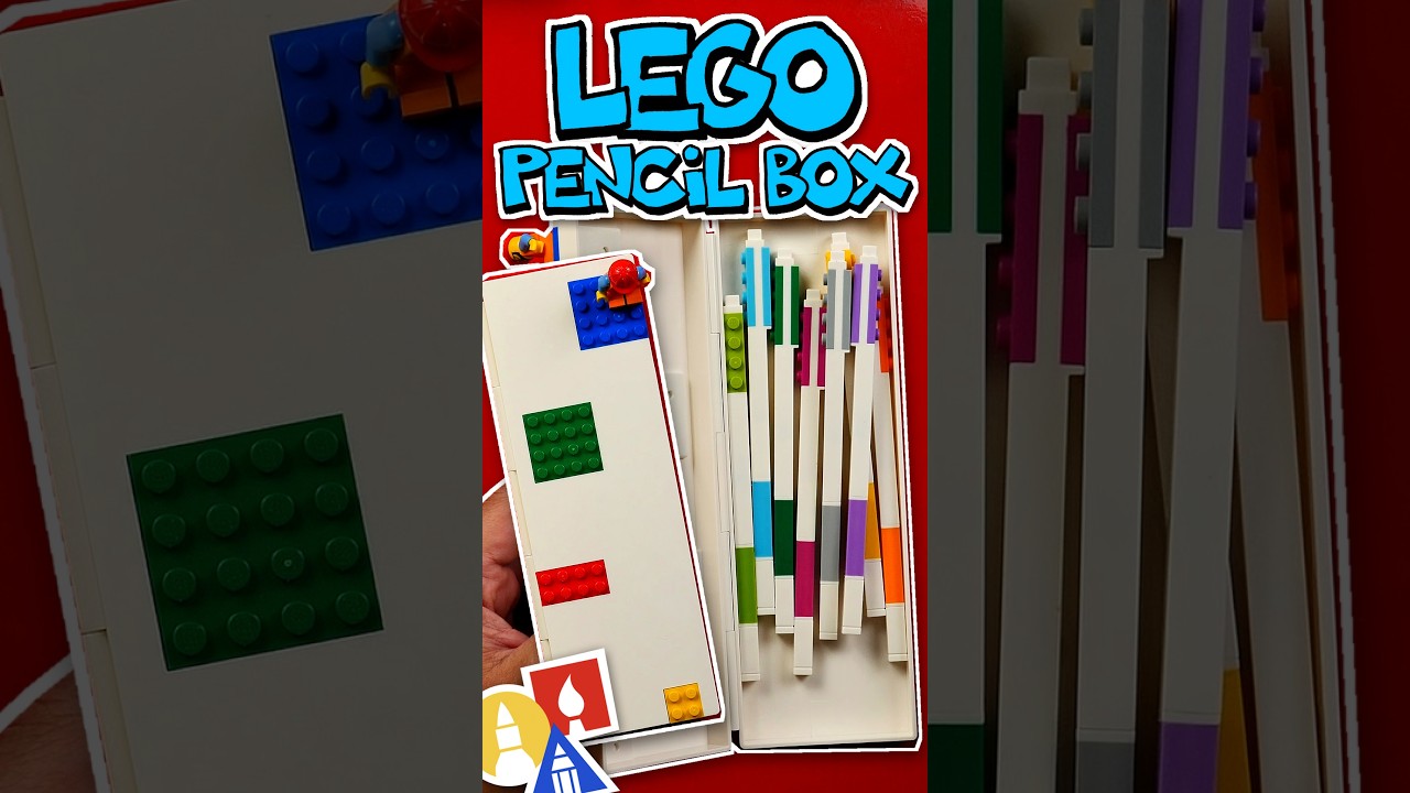 A LEGO Pencil Box You Can Build On!