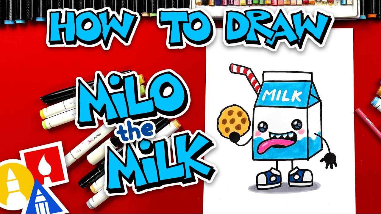 How To Draw Milo The Happy Milk