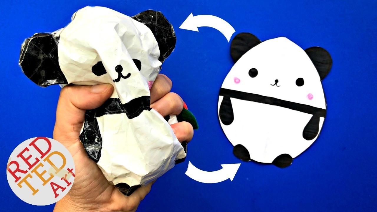 DIY Squishies Paper Panda Fidget