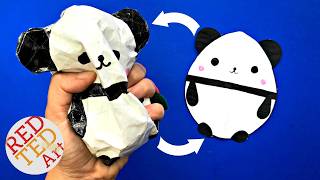 DIY Squishies Paper Panda Fidget