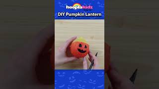 DIY Pumpkin Lantern That Actually Glows #kidscrafts #halloween #diy