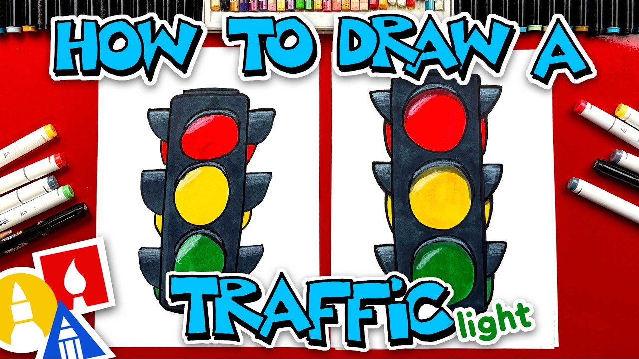 How To Draw A Traffic Light