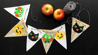 Paper Halloween Garland
