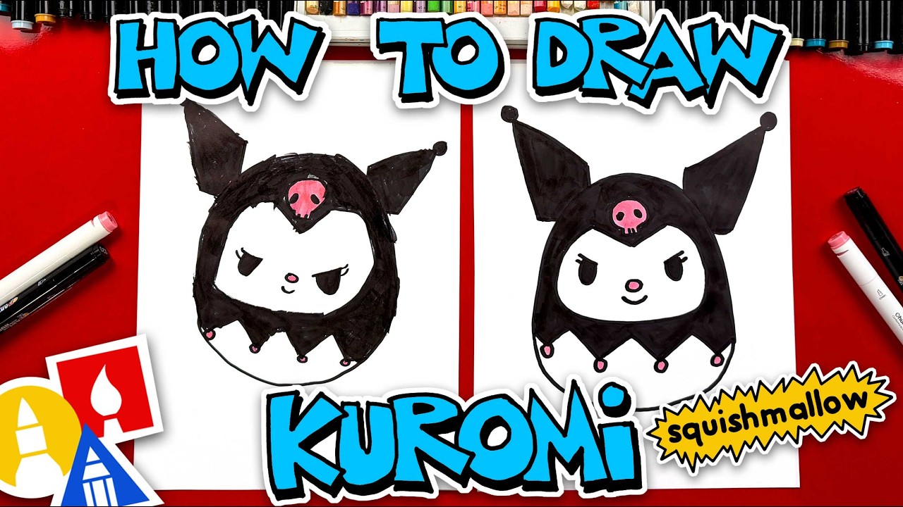 How To Draw Kuromi Squishmallow