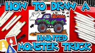 How To Draw A Haunted Monster Truck