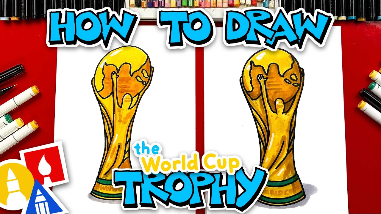 How To Draw The World Cup Trophy