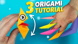 3 DIY Paper Craft Ideas - Easy Origami Tutorial for Beginners