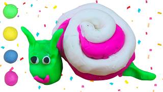 DIY- How To Make A Snail Out Of Clay🍦Clay Art For Kids | HooplaKidz How To