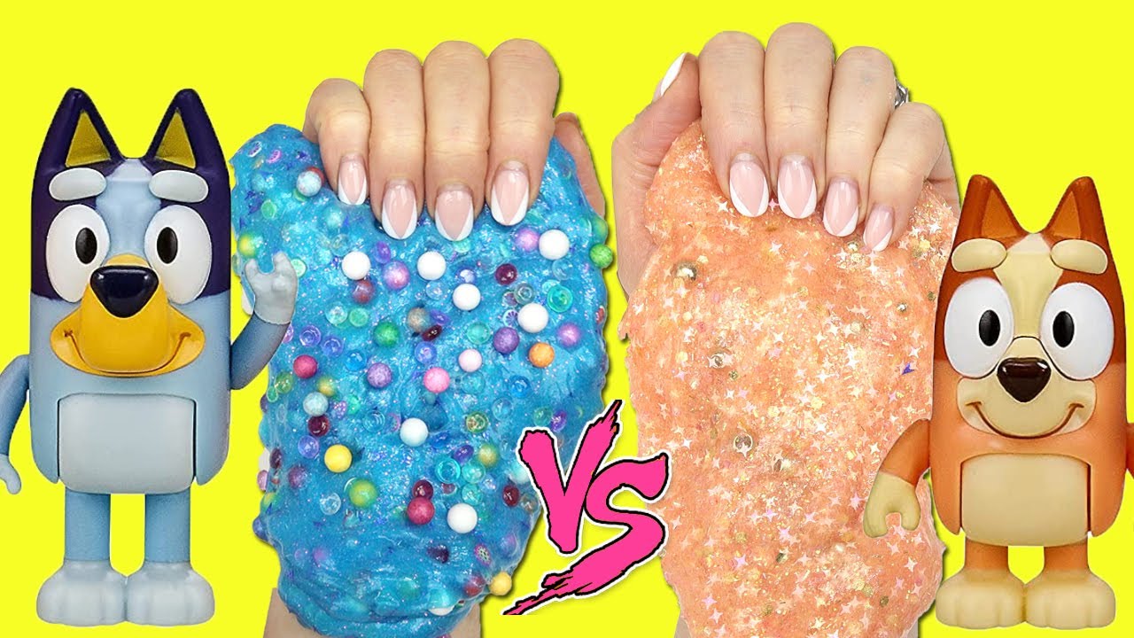Bluey and Bingo DIY Slime Making Tutorial - Crafts for Kids